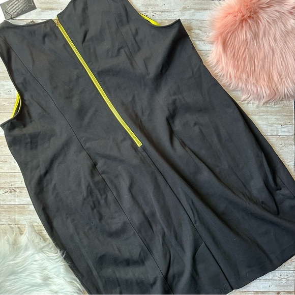 Lane Bryant Colorblock Sleeveless Dress | Black & White | size 28 NWT - Picture 3 of 4